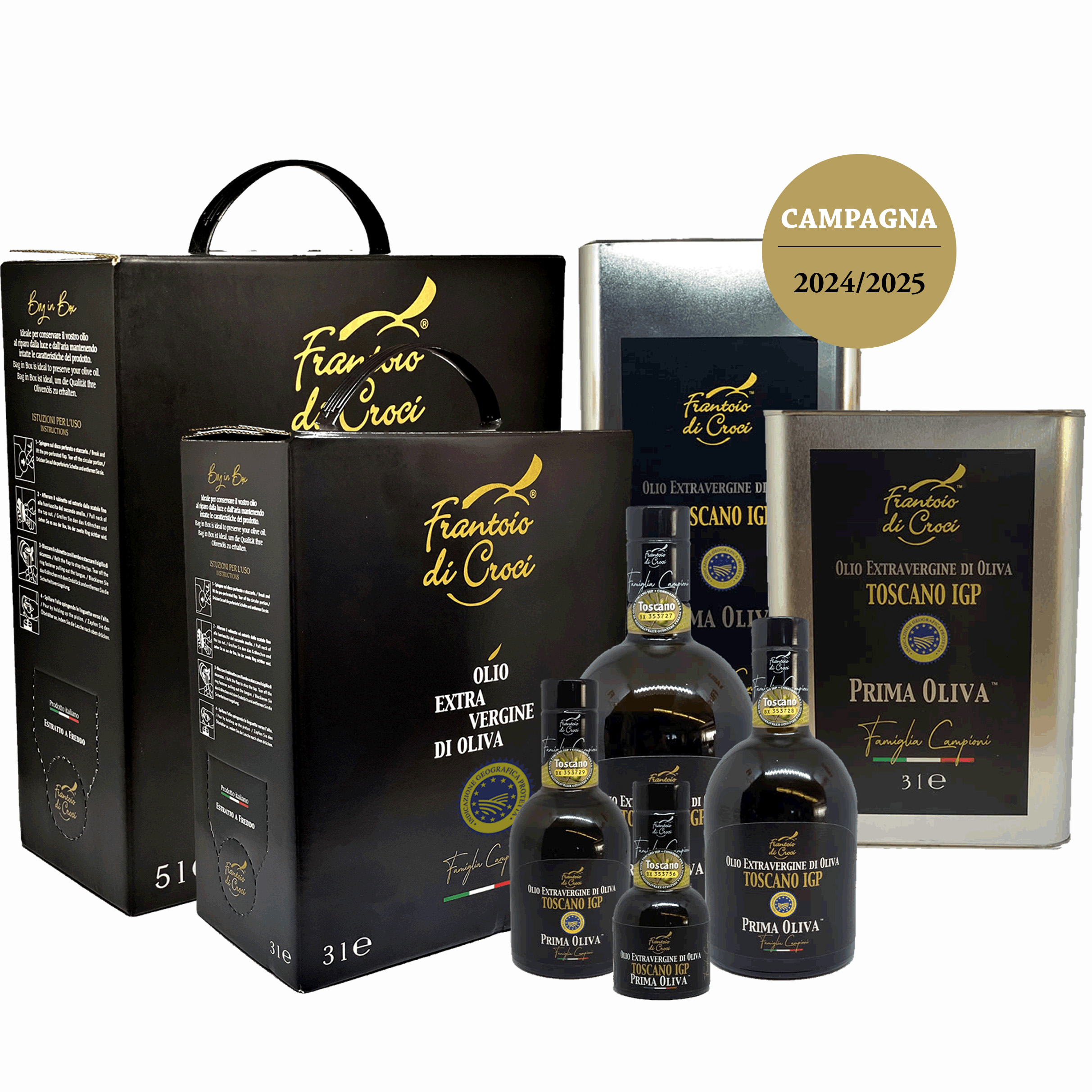 olio extravergine di oliva IGP 2024-25